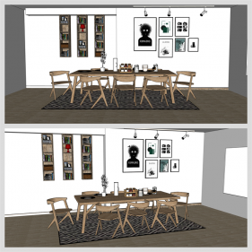 매력적인 식사공간 디자인 웹툰배경 배경 사이트
