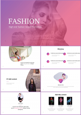 패션, 미용주제 핑크색 폼나는 고급스럽운 피피티템플릿 사이트
